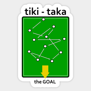 tiki taka Sticker